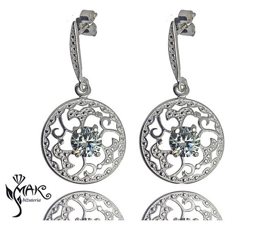 KPL480/64 KOMPLET SREBRNY 925 Z CYRKONIĄ