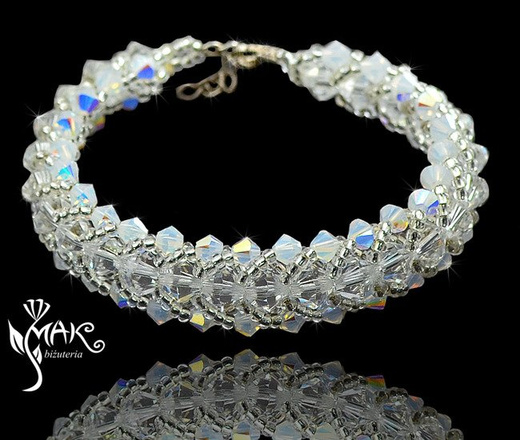 NK187 BRANSOLETKA Z KRYSZTAŁÓW SWAROVSKI ELEMENTS