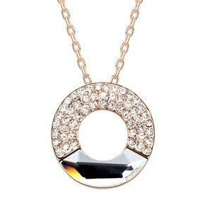 Nk599/196 NASZYJNIK różowe złoto crystal SWAROVSKI® ELEMENTS