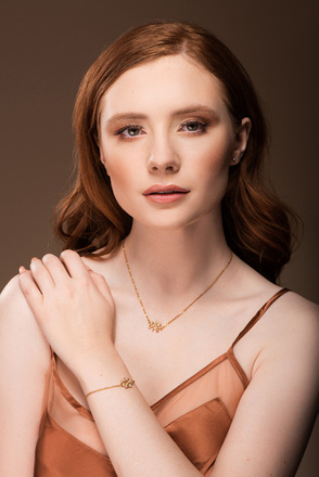 1384/15 kolczyki srebro 925 pozłacane cyrkonie