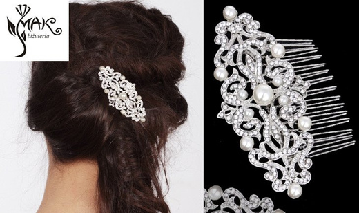 S656/23  WSUWKA , spinka, ozdoba do włosów na ślub