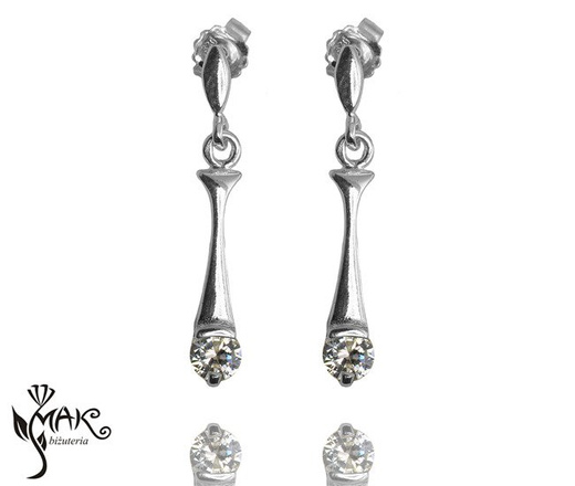 KPL480/15 KOMPLET SREBRNY Z CYRKONIAMI