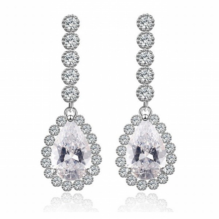 Kpl871 komplet ślubny, biżuteria ślubna z cyrkoniami k599/544 b599/543