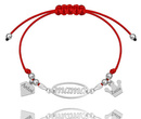 1174 bransoletka grawerowana srebrna mama korona diament