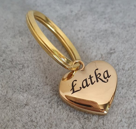 1085 identyfikator adresówka stalowa dla psa złote serce