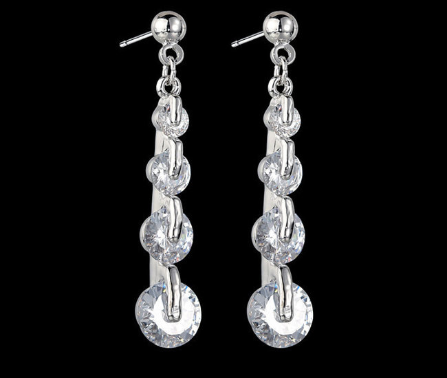 599/1066 kolczyki eleganckie na ślub