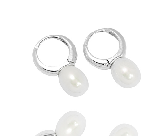 1744 komplet srebro 925 kolczyki i wisiorek z perłami