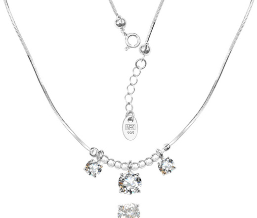 1360 komplet srebrny 925 z cyrkoniami