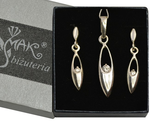 KOL480/16 KOLCZYKI SREBRNE Z CYRKONIĄ