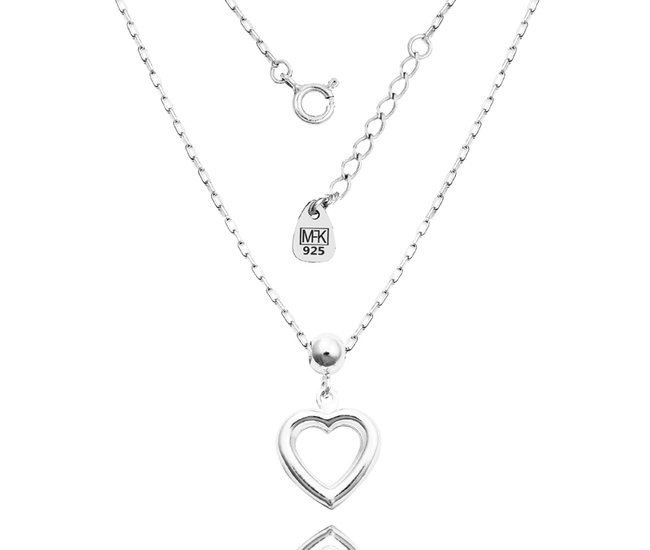 1250 naszyjnik  srebrny 925 serce