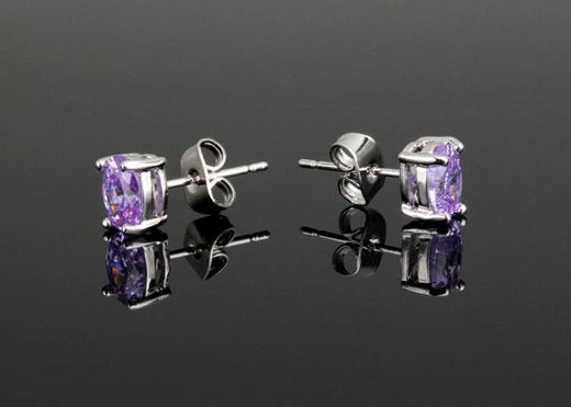 Kol 599/355 KOLCZYKI crykonia fiolet