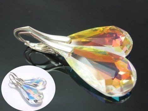 Kolczyki z kryształów SWAROVSKI ELEMENTS 6100/CAB/ZKOL