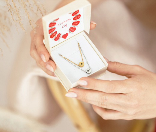 1487 naszyjniki dla pary kółka z grawerunkiem stalowe