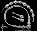 NK313 NASZYJNIK Z KRYSZTAŁÓW SWAROVSKI ELEMENTS  biżuteria ślubna 