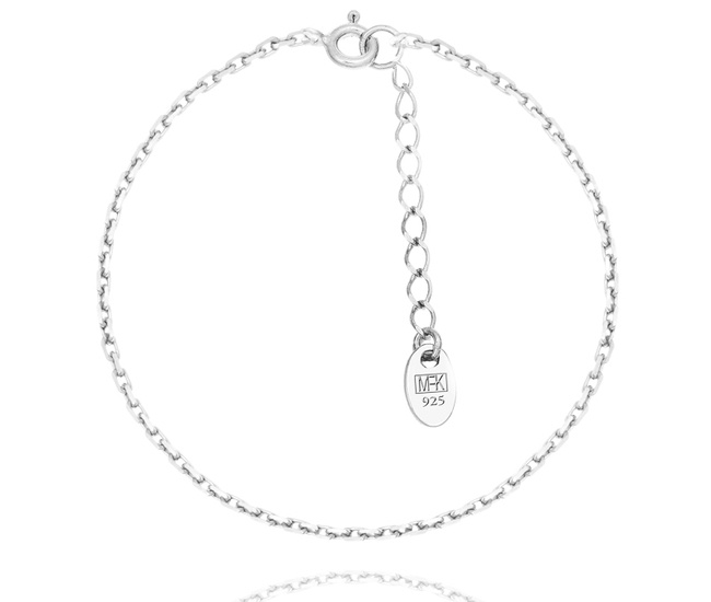 Bransoletka srebrna 925 ankier AD50