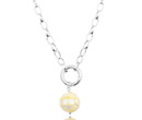1245/1 naszyjnik srebrny 925 z masą perłową