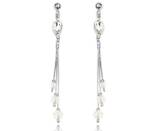 1363 komplet srebrny 925 z kryształkami