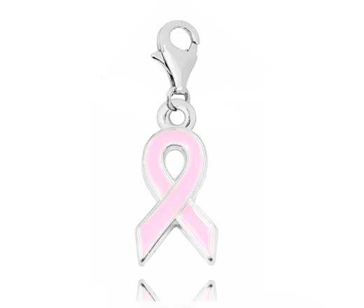 1554 charms różowa wstążka amazonka