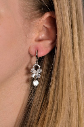 Kpl872 komplet ślubny, biżuteria ślubna z cyrkoniami b599/427 k599/239