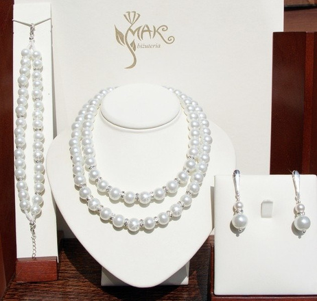 KOL 258 KOLCZYKI Z KRYSZTAŁÓW SWAROVSKI ELEMENTS kolczyki na ślub, kolczyki ślubne