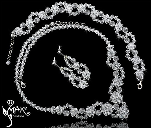 NK 261 NASZYJNIK Z KRYSZTAŁÓW SWAROVSKI ELEMENTS