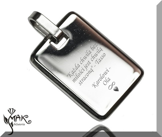 W602 NIEŚMIERTELNIK Z GRAWEREM