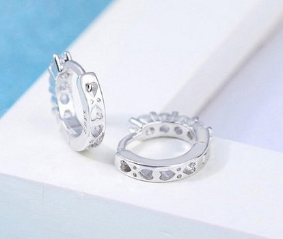 Kol 599/1062 KOLCZYKI z cyrkoniami crystal