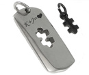 NK912 NASZYJNIKI dla pary PUZZLE z GRAWEREM LASEROWYM