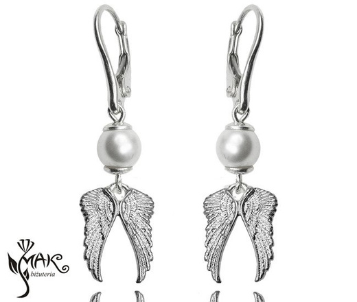 927/5 komplet Swarovski Elements srebro 925 urodziny komunia