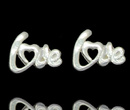 480/267 kolczyki srebrne 925 LOVE