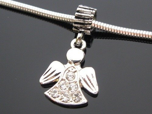 KORALIK MODUŁOWY ANIOŁ Z CYRKONIĄ XHP078