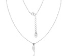 1380 naszyjnik z piórkiem srebrny 925 