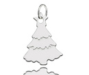W964 wisiorek grawerowany choinka  srebro 925 Upominek Boże Narodzenie.