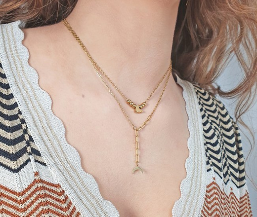 1232/17 naszyjnik złoty z grawerem serce