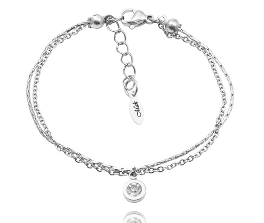 elegancki komplet srebro 925 z cyrkonią 1853