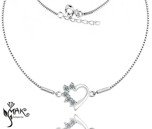 927/7 komplet Swarovski Elements srebro 925 urodziny komunia